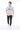 Önü Baskılı Erkek T-shirt - Gri