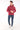Kapüşonlu Şardonlu 3 İplik Erkek Sweatshirt - Bordo